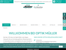 Tablet Screenshot of optikmueller24.de